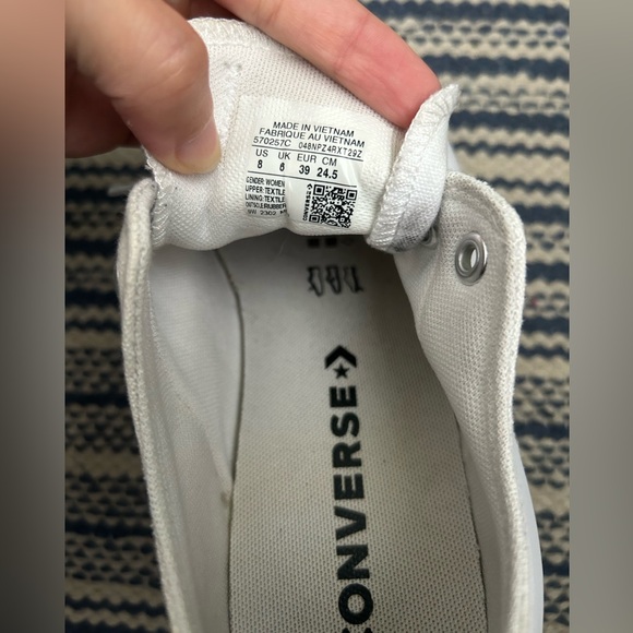 EUC Chuck Taylor All Star Move Canvas Platform women’s size 8 white - Picture 3 of 8